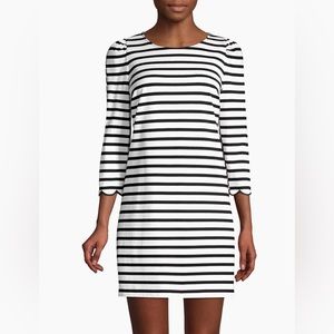 Kate Spade New York Sailing Striped Scalloped Dress Size S